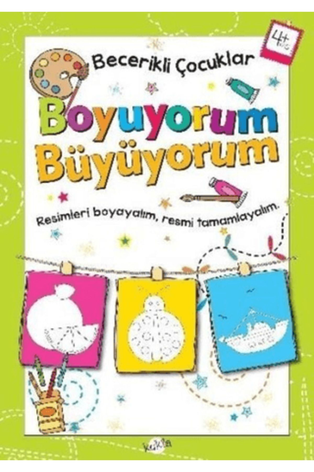 Kukla Yayınları Boyuyorum Büyüyorum 4 Yaş - Becerikli Çocuklar