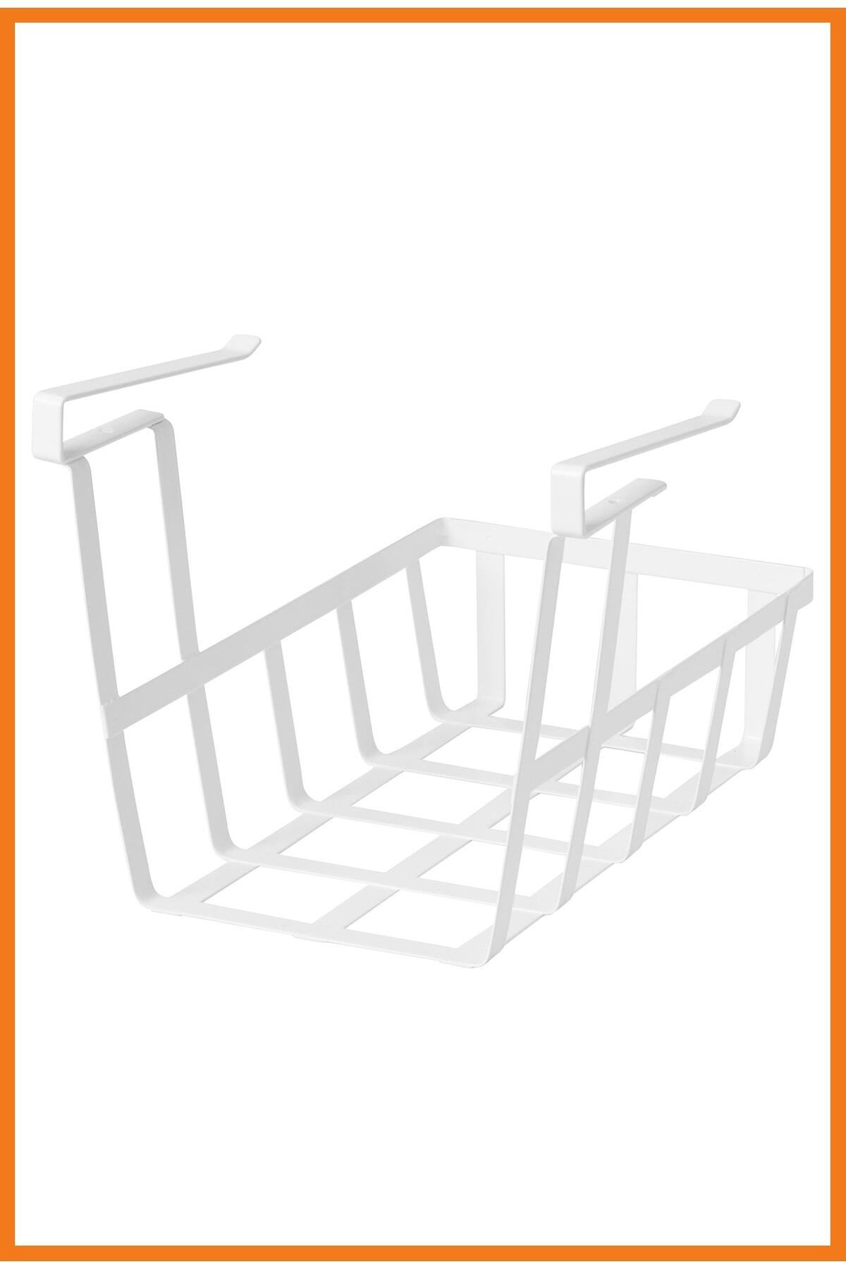 teknotrust Beyaz Asılabilir Dolap Düzenleyici 22x26x19 cm, Pratik ve Şık Depolama Çözümü