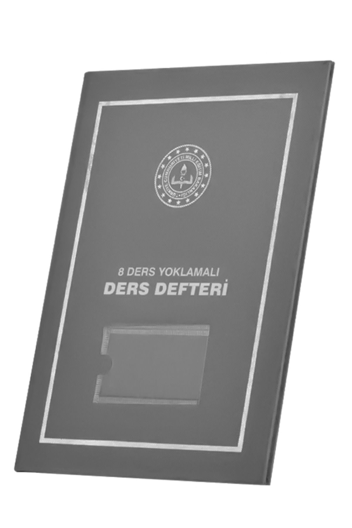 Gülpaş Gülpaş 8 Ders Yoklamalı Ders Defteri Gri Plastik Kapak 388