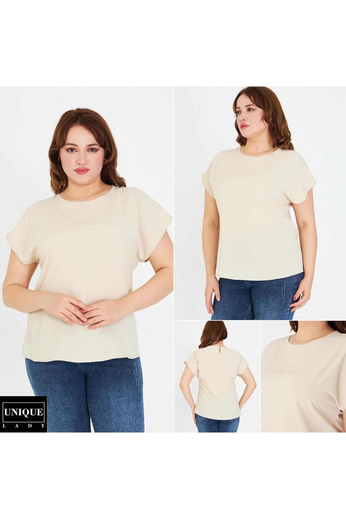 UNIQUE LADY-Minimal Design Simple Blouse |   Available in Battal Size Options from 36 to 58 5