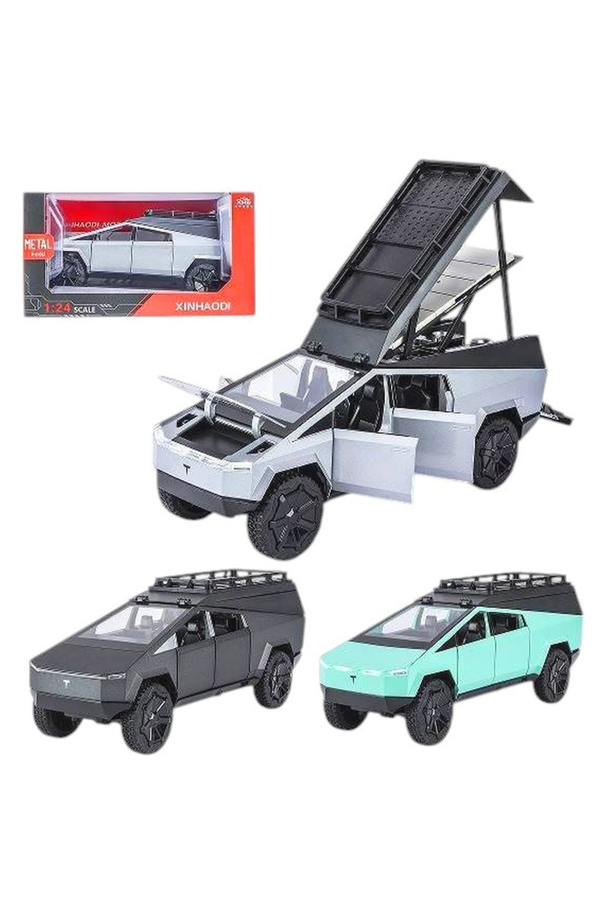 Banadabak ALLOY CAR MODEL ÇEKBIRAK ARABA TRUCK MODEL JEEP METAL KAPI SESLİ IŞIKLI 1:24 6+ (1 Adet Fiyatı)