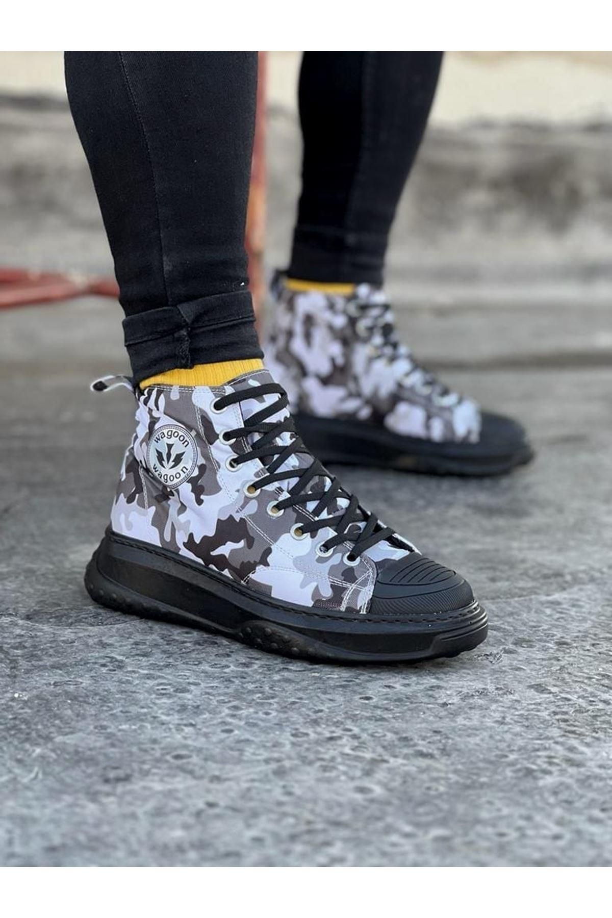 Celira HS017 Acık Askeri Erkek Yarım Bilek Casual Ayakkabı