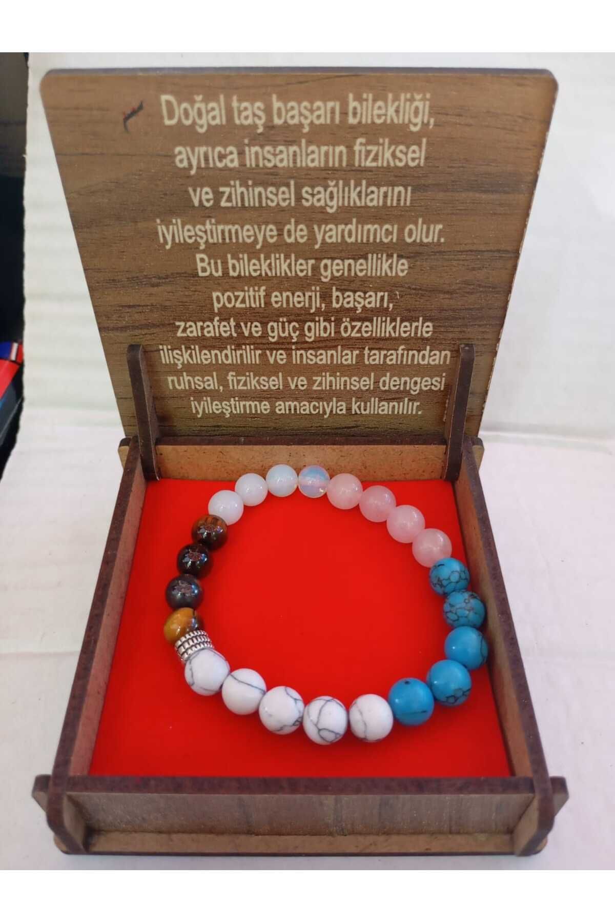 Umut Kutulu Doğaltaş Kolye Bileklik Seti