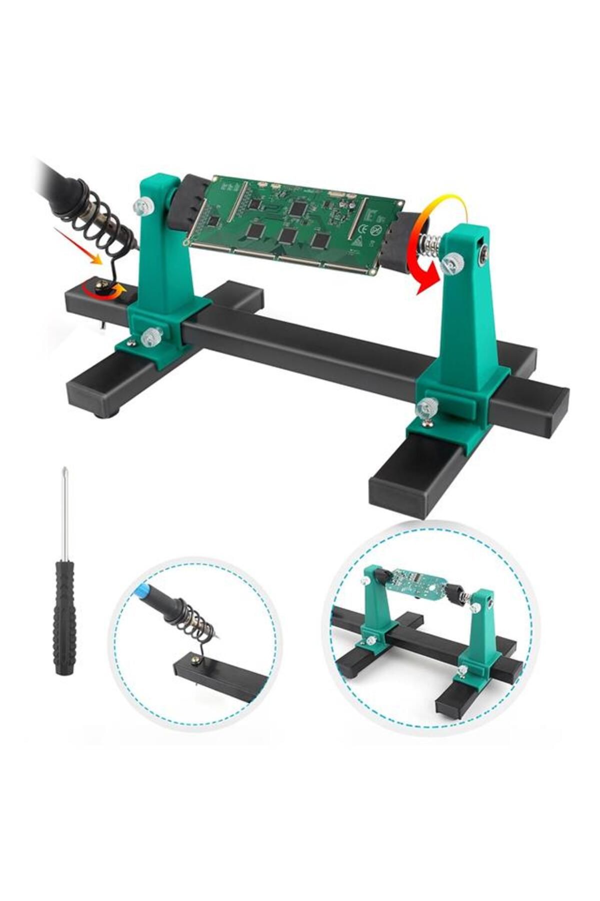 Powermaster PM-26594 Ayarlanabilir PCB Levha Board Tutucu Havya Tamir Standı