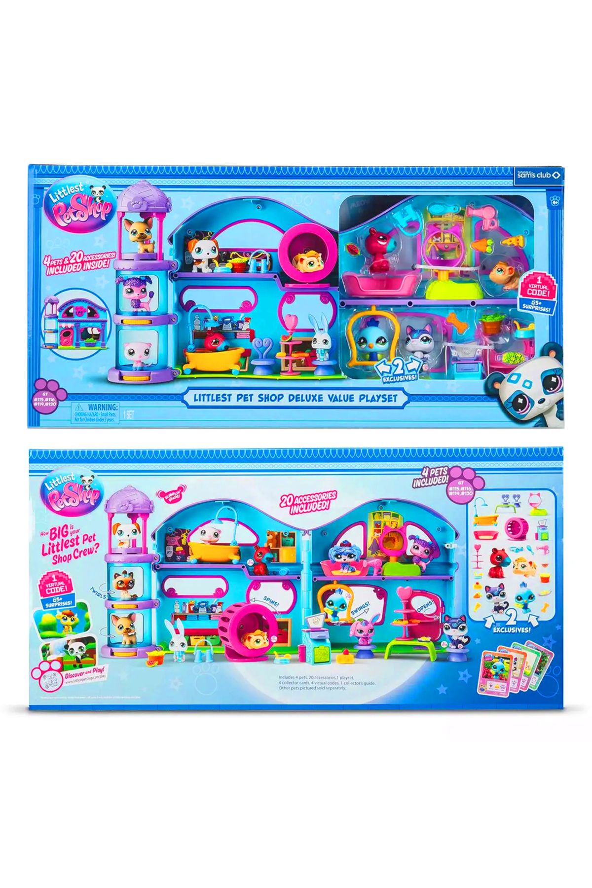 Banadabak PET SHOP MİNİŞLER 596 DELUXE OYUN SETİ 4 LÜ MİNİŞ FİGÜR 4+ (1 Adet Fiyatı)