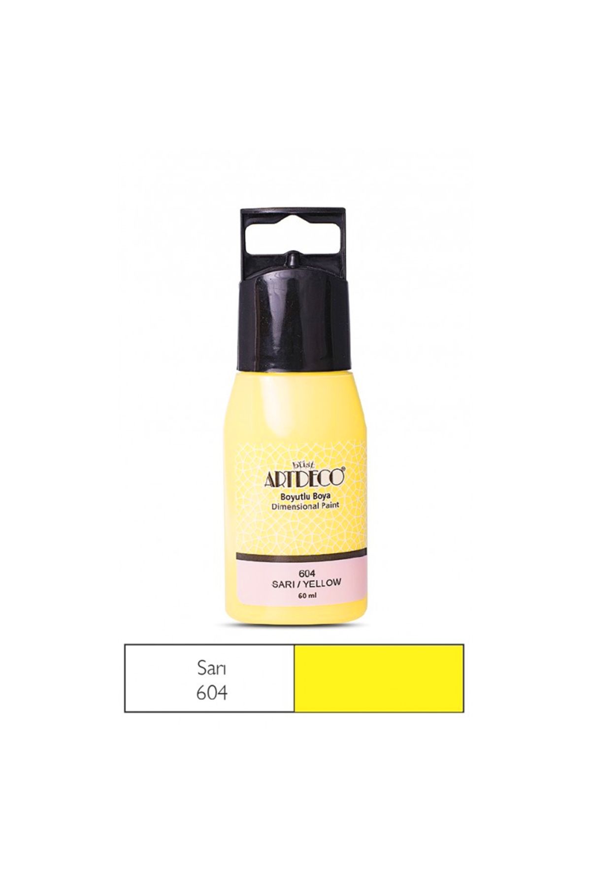 Banadabak BOYUTLU BOYA 50 ML SARI 42F-604 (1 Adet Fiyatı)