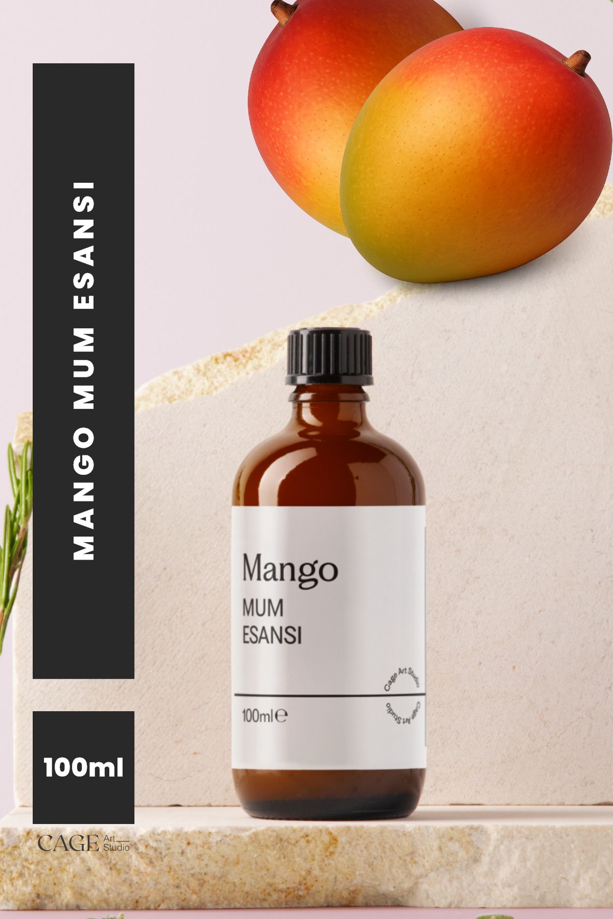 Cageartstudio Mango Mum Esansı 100 Ml, Yüksek Kalite Mum Esansı, Mum Koku Esansı, Soya Wax Esansı