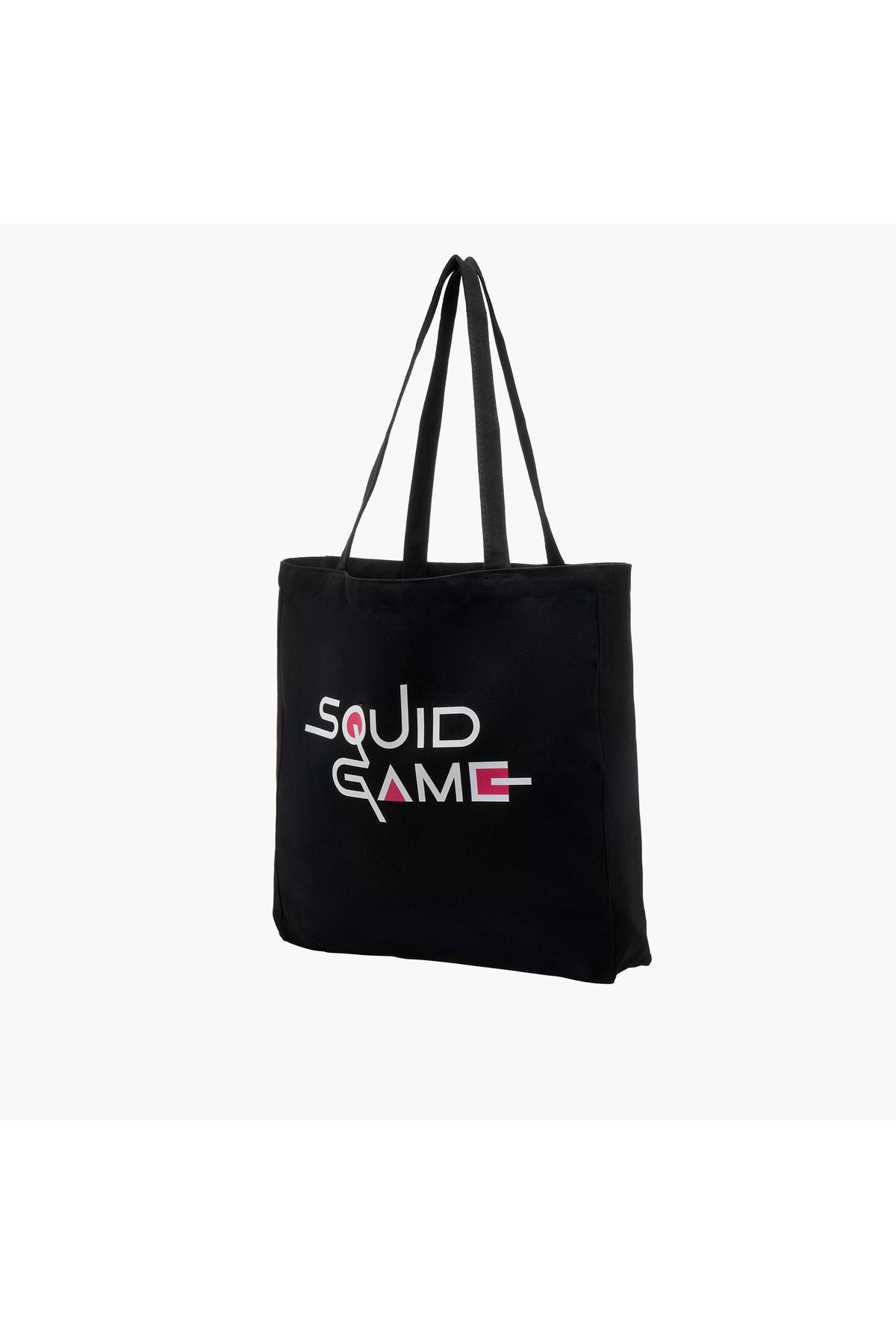 SP Characters-Squid Game Print Shopper Bag with Double Handles 3