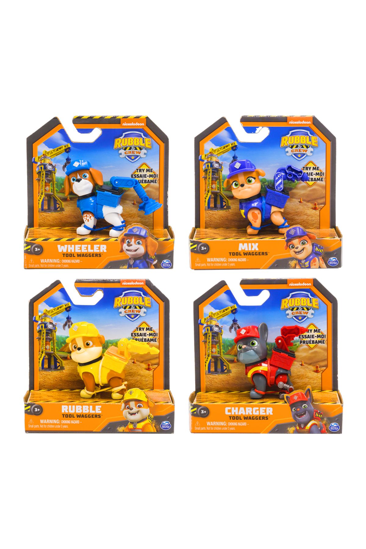 Banadabak MASTER PAW PATROL 6070795 CHARGER WHEELER MIX RUBBLE FİGÜR 6.50 CM 3+ (1 Adet Fiyatı)