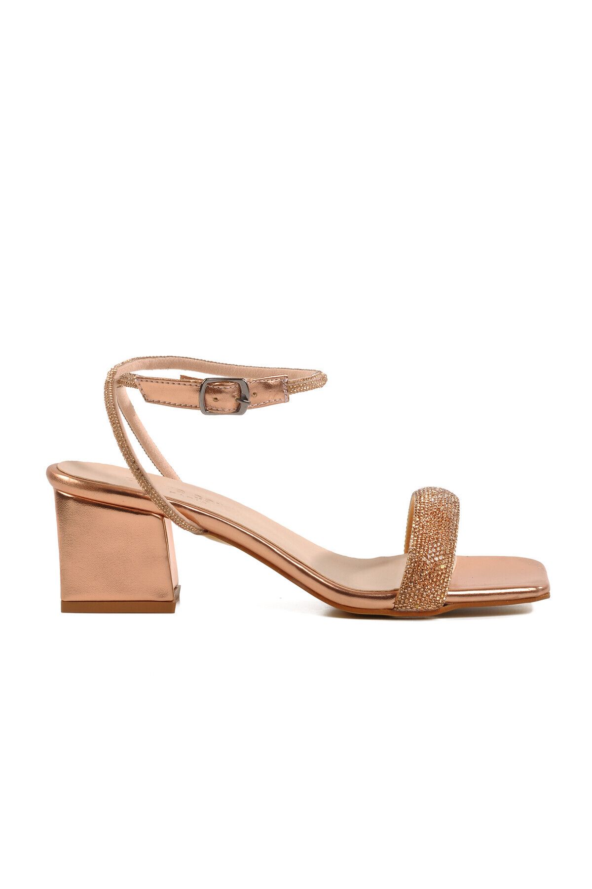 Pierre Cardin Rose Taşlı Bilekten Bantlı Kadın Abiye Ayakkabı PC-54670 Z