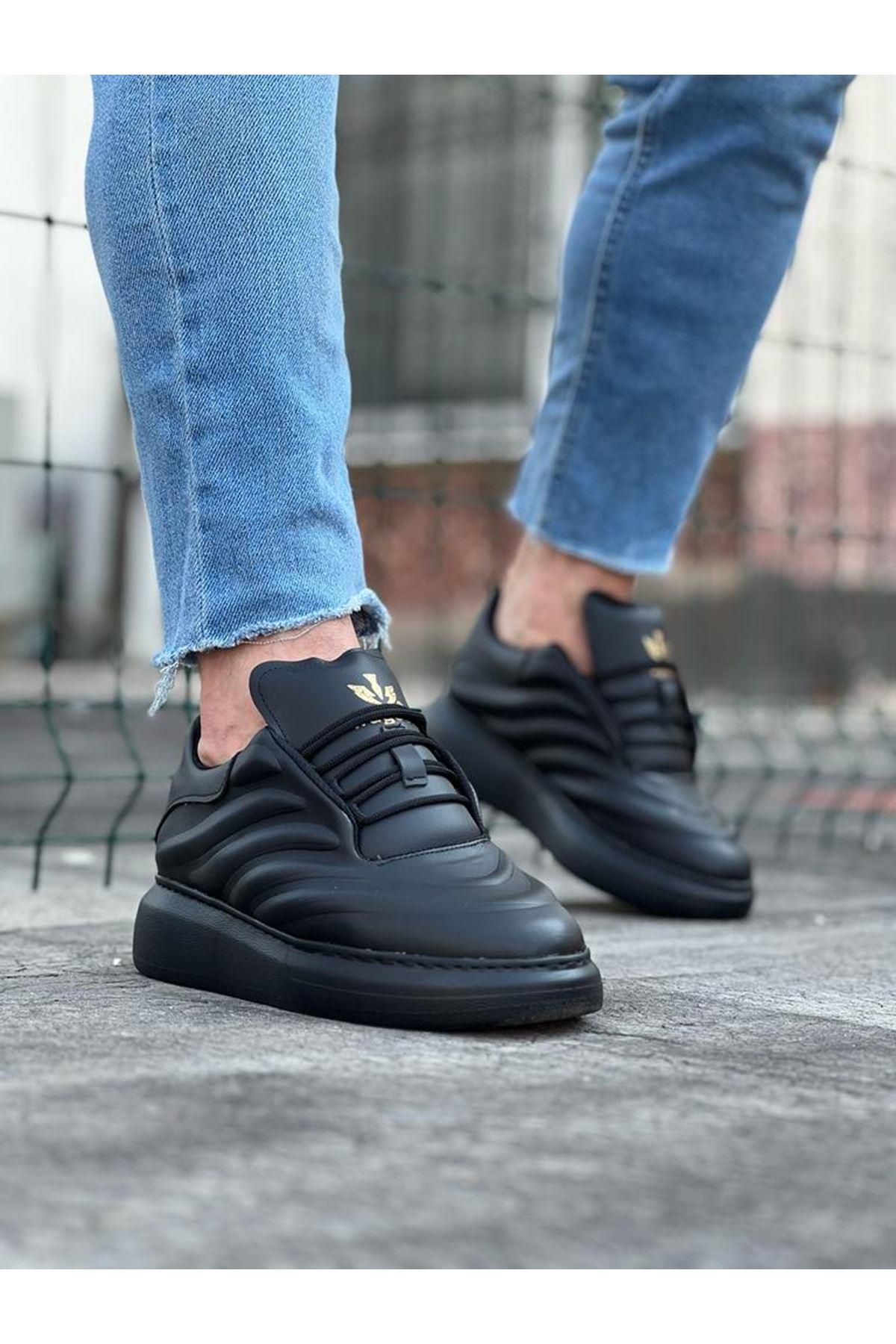 Celira HS094 Kömür Cilt Erkek Casual Ayakkabı