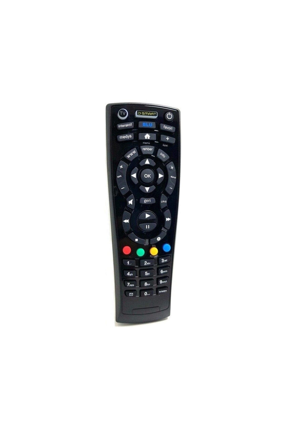 D-Smart Blu Blue Hd Uydu Cihaz Kumandası Uydu Alıcı Cihazı Kumandası D-Smart