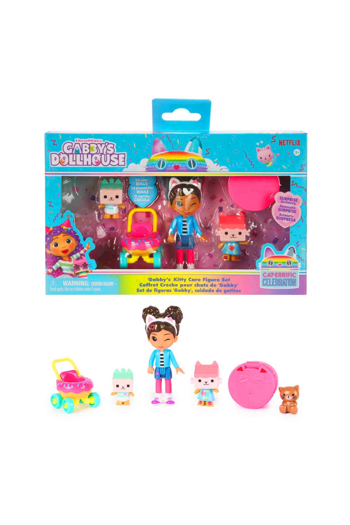 Banadabak MASTER GABBYS DOLLHOUSE 6069425 GABBY KEDİ BAKIMI FİGÜR SETİ 3+ (1 Adet Fiyatı)