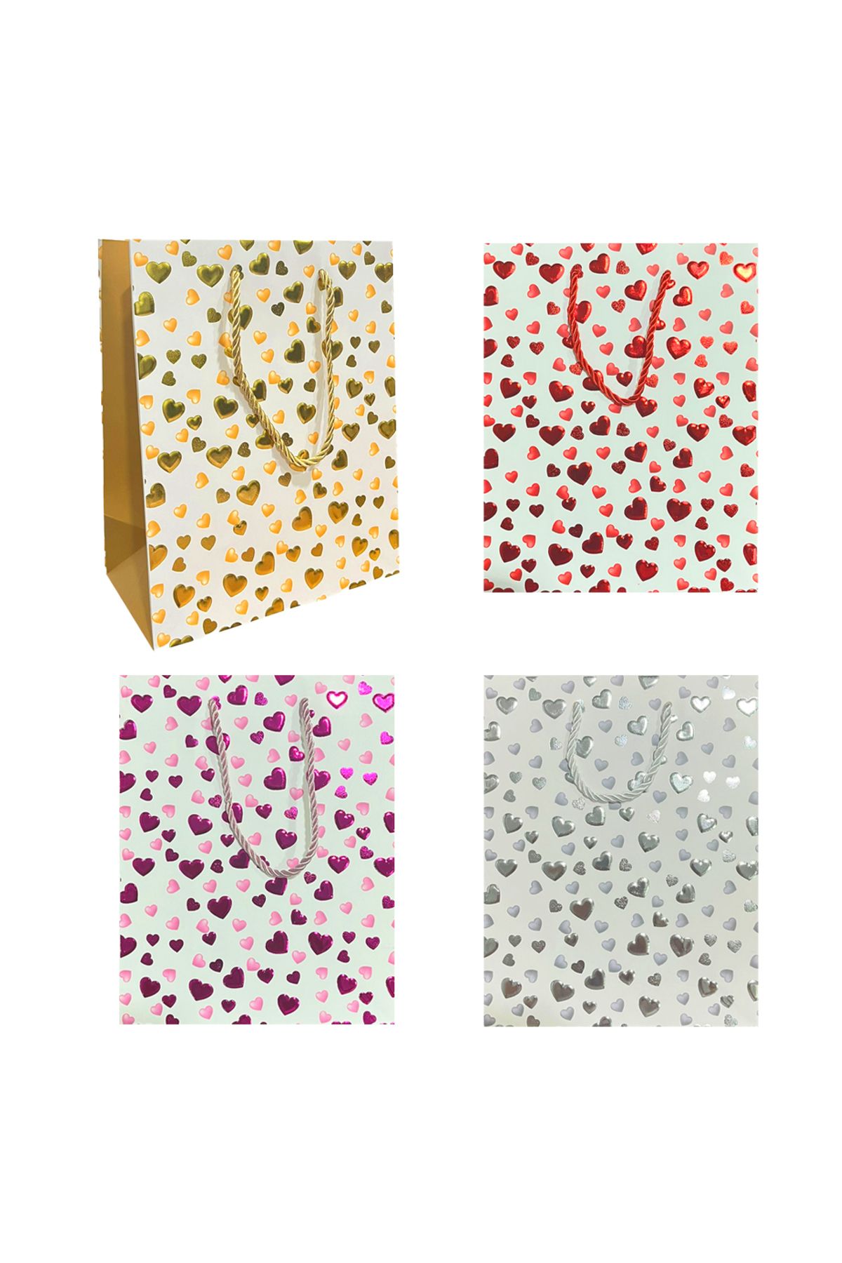 Banadabak HEDİYE ÇANTASI KARTON 12322 ELEGANT 23X18X10 DÖRT RENK (1 Adet Fiyatı)
