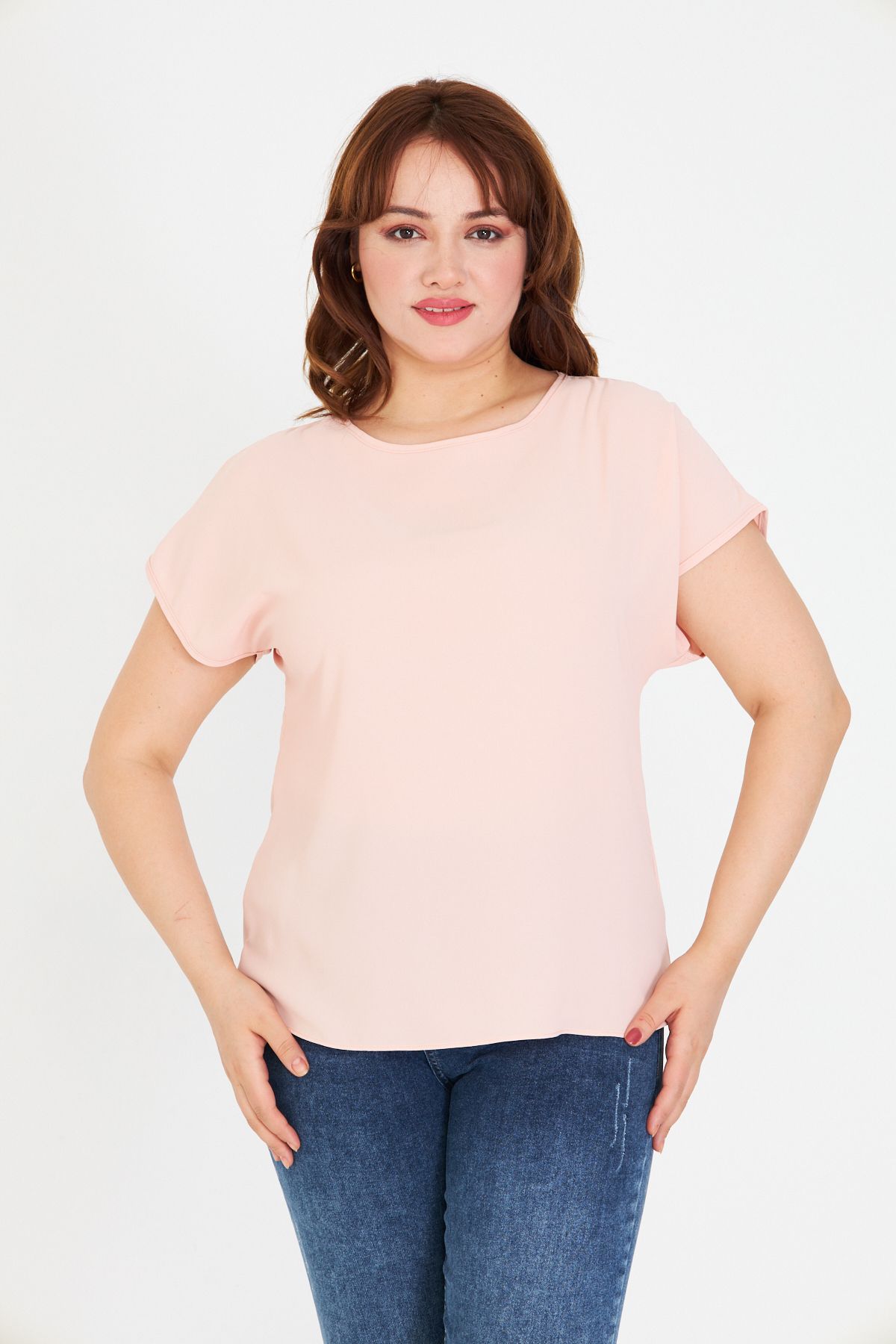 UNIQUE LADY Minimal Tasarım Sade Bluz | 36'dan 58 Bedene Kadar Battal Beden Seçenekli