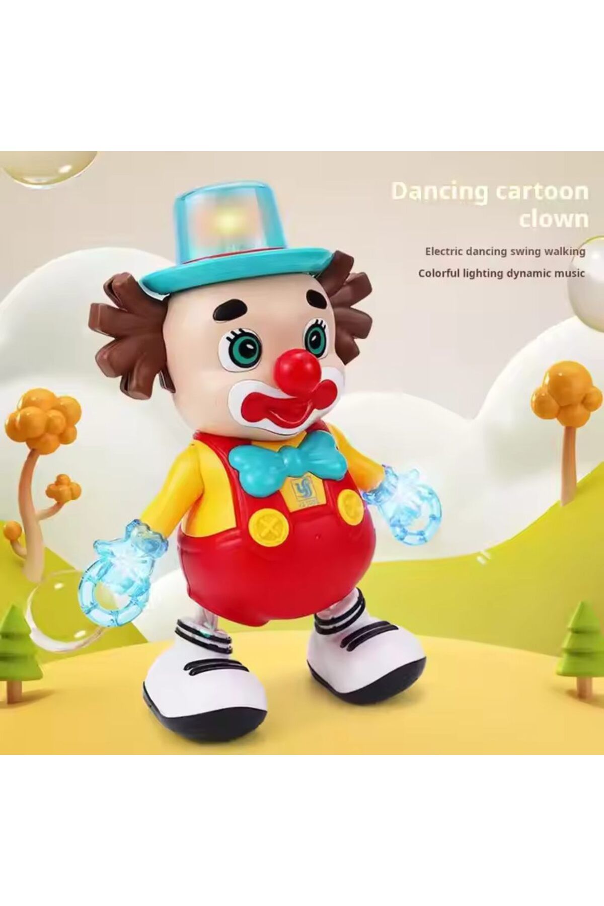 Generic-Dancing Clown/Joker Funny Perform With Flashing Lights and Sound 5