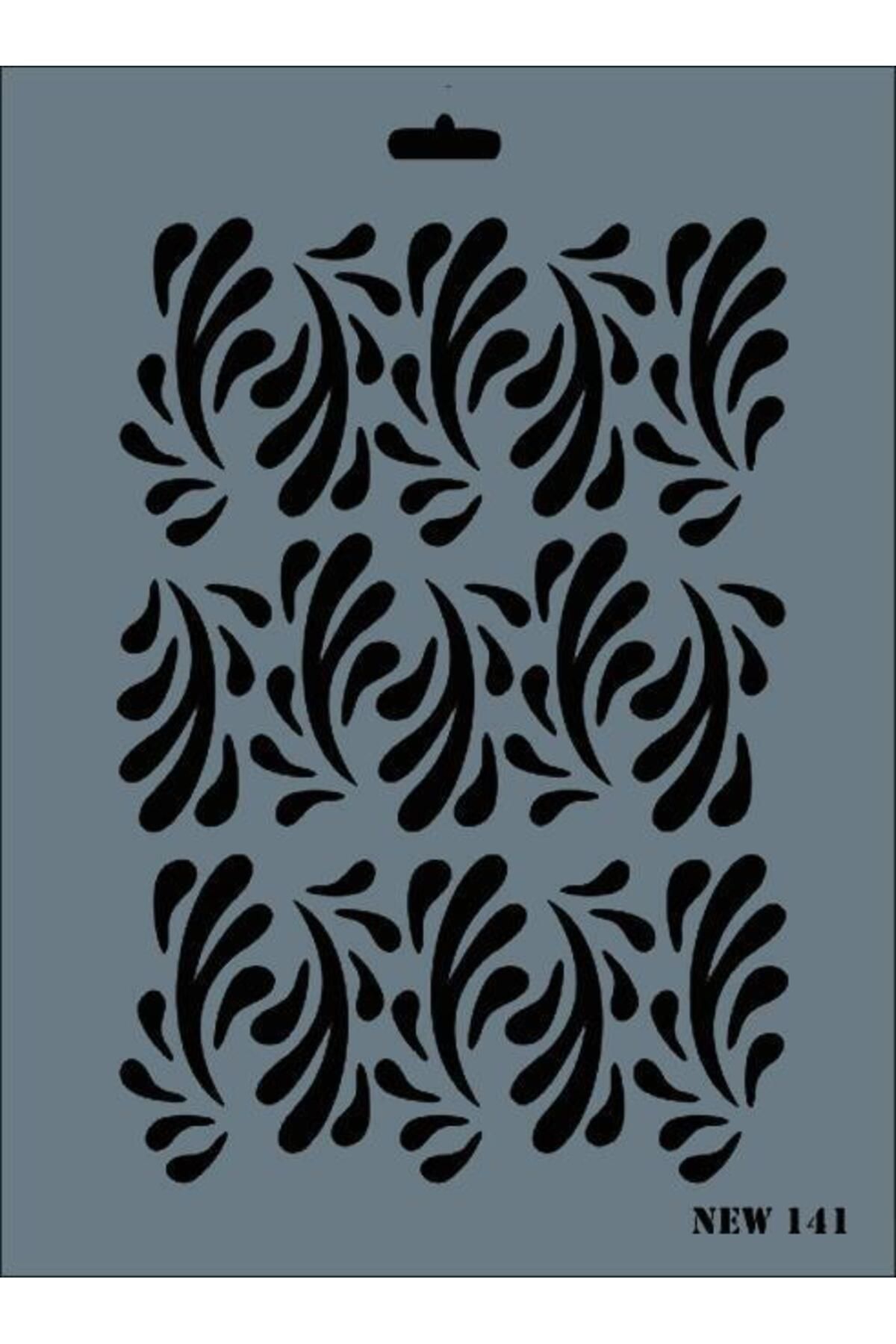 Emperium Rich New Seri N-141 Stencil 35x25 cm
