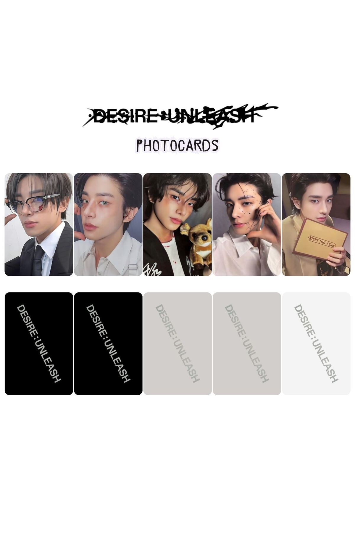 Kpop Dünyasi ENHYPEN Jake '' DESIRE : UNLEASH '' Photocards