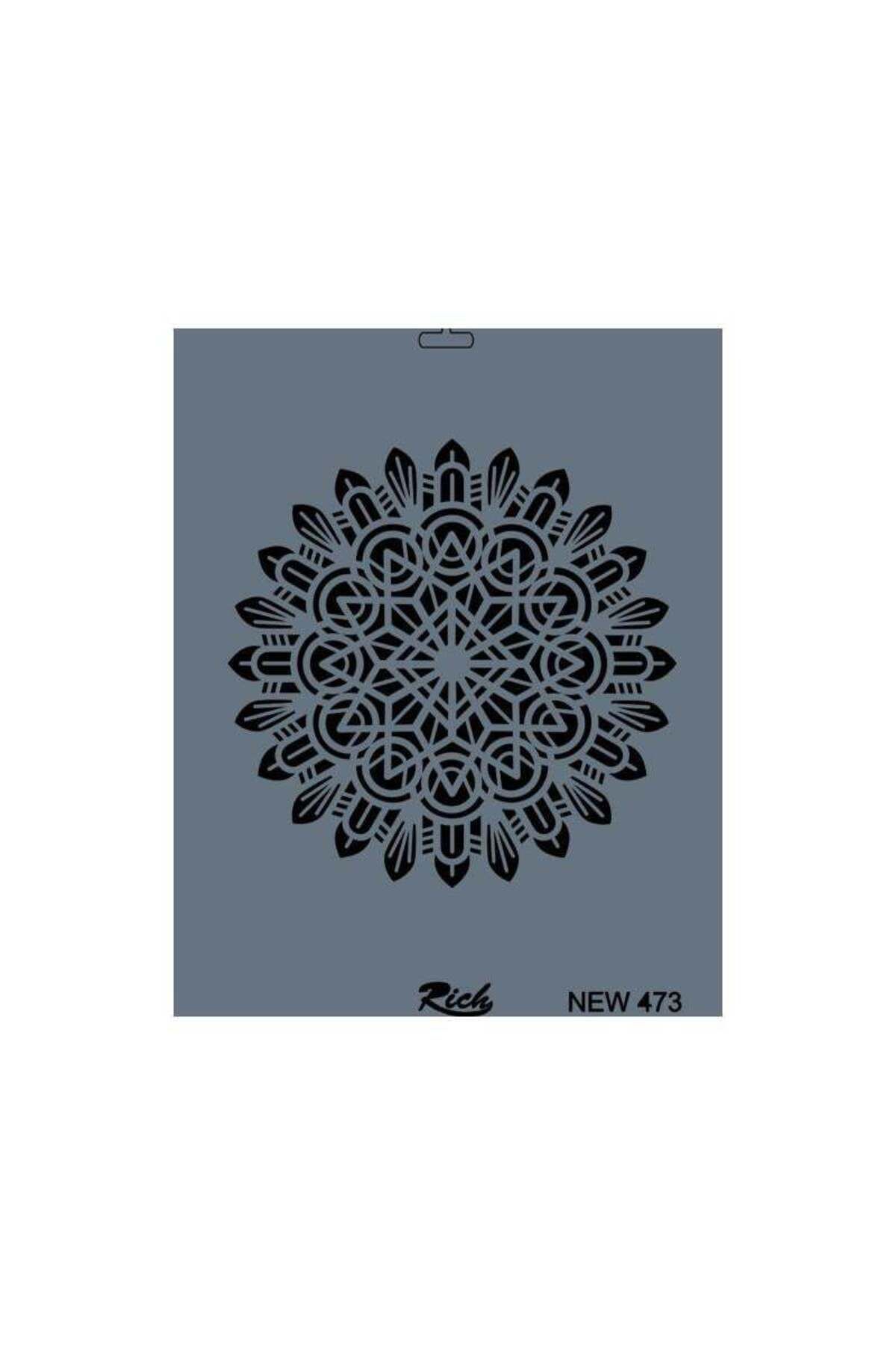 Emperium Rich New Seri N-473 Stencil 35x25 cm