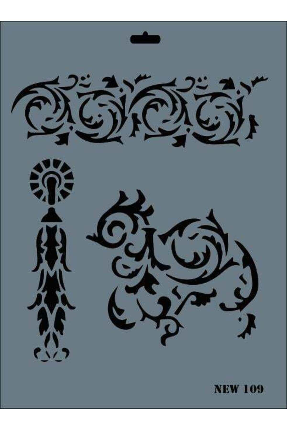 Emperium New Seri N-109 Stencil 35x25 cm
