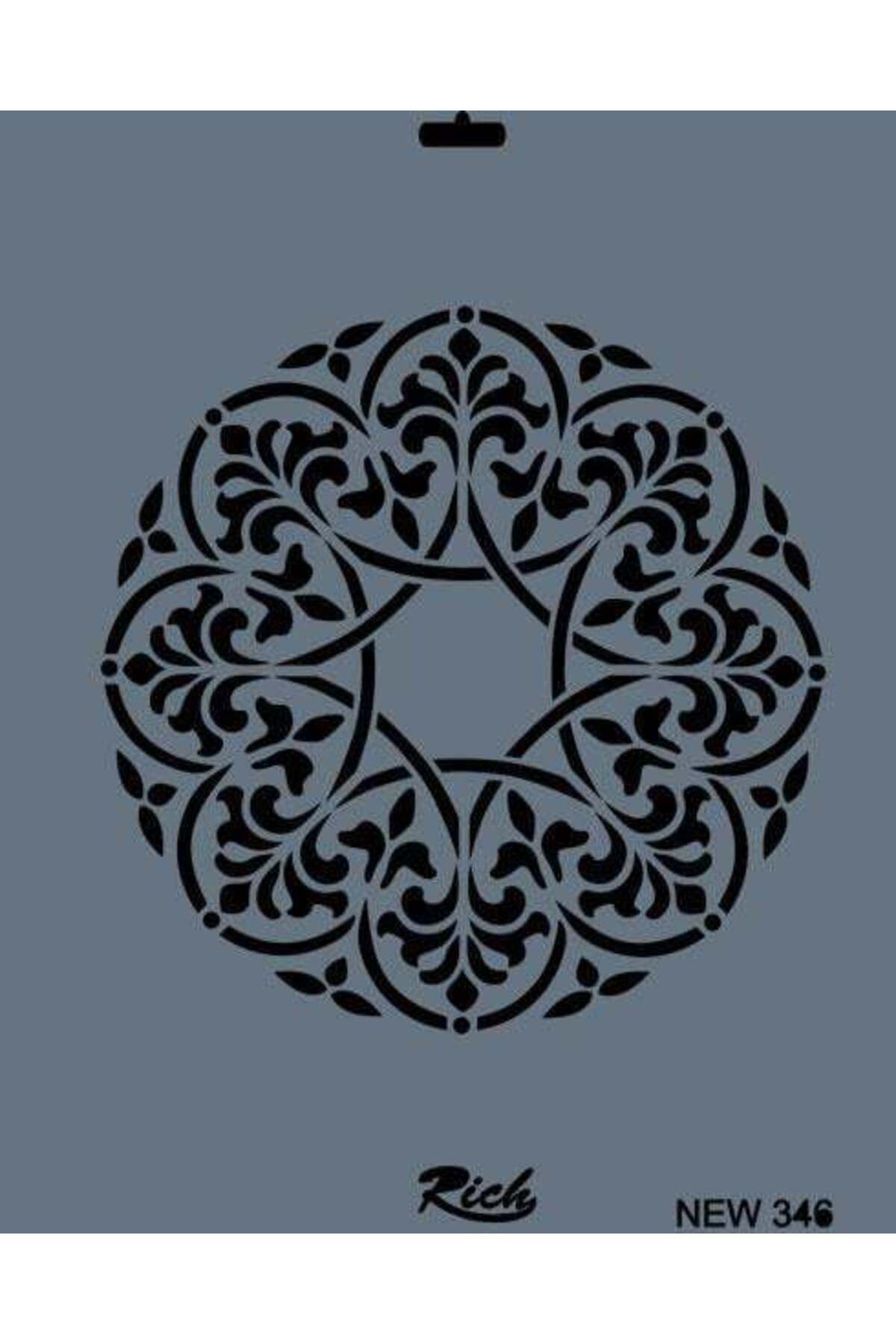 Emperium Rich New Seri N-346 Stencil 35x25 cm