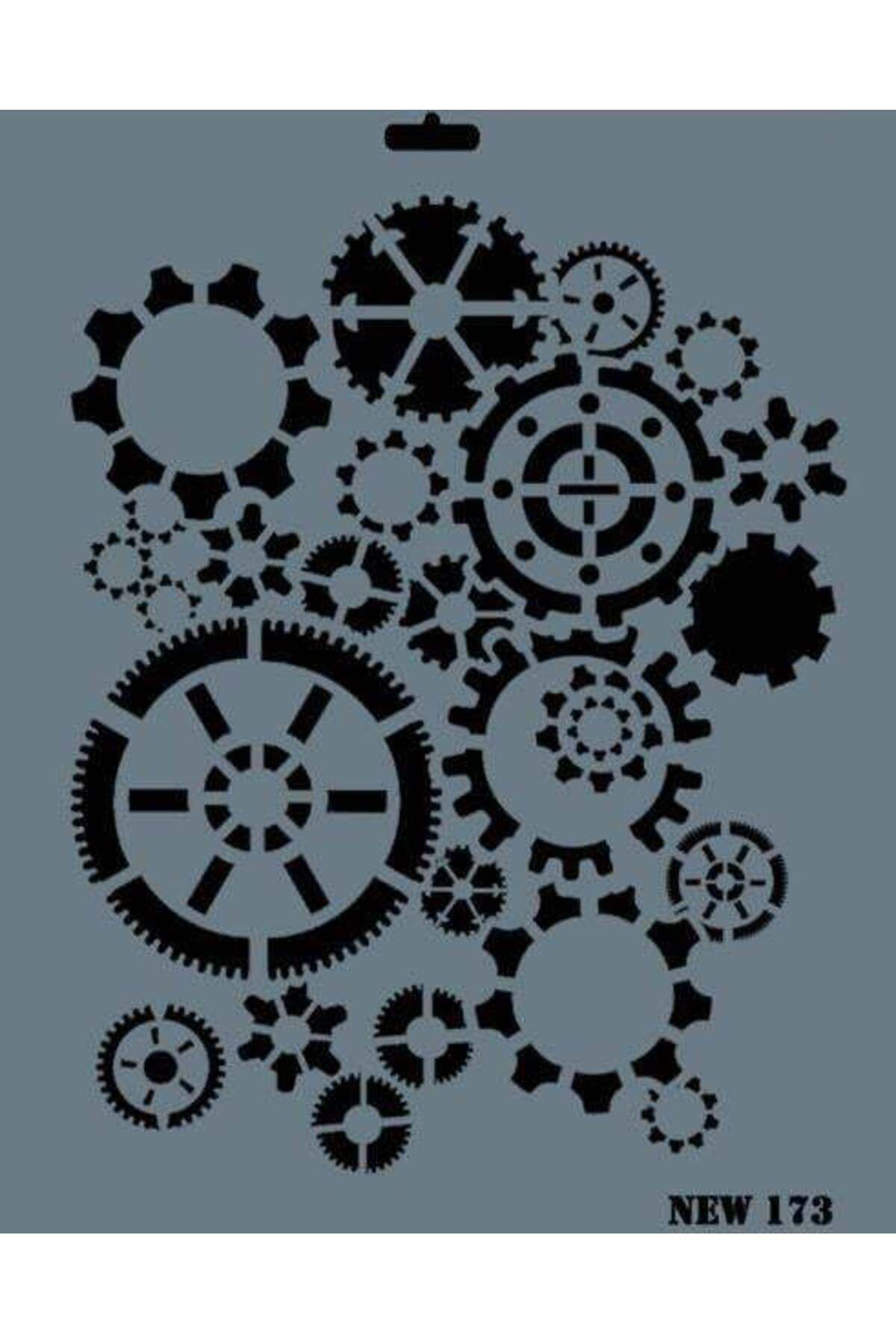 Emperium Rich New Seri N-173 Stencil 35x25 cm