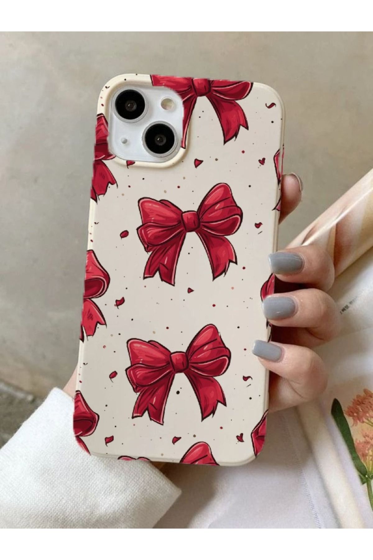 luxewear 13/14 Uyumlu Desenli İçi Kadife Silikon Kılıf