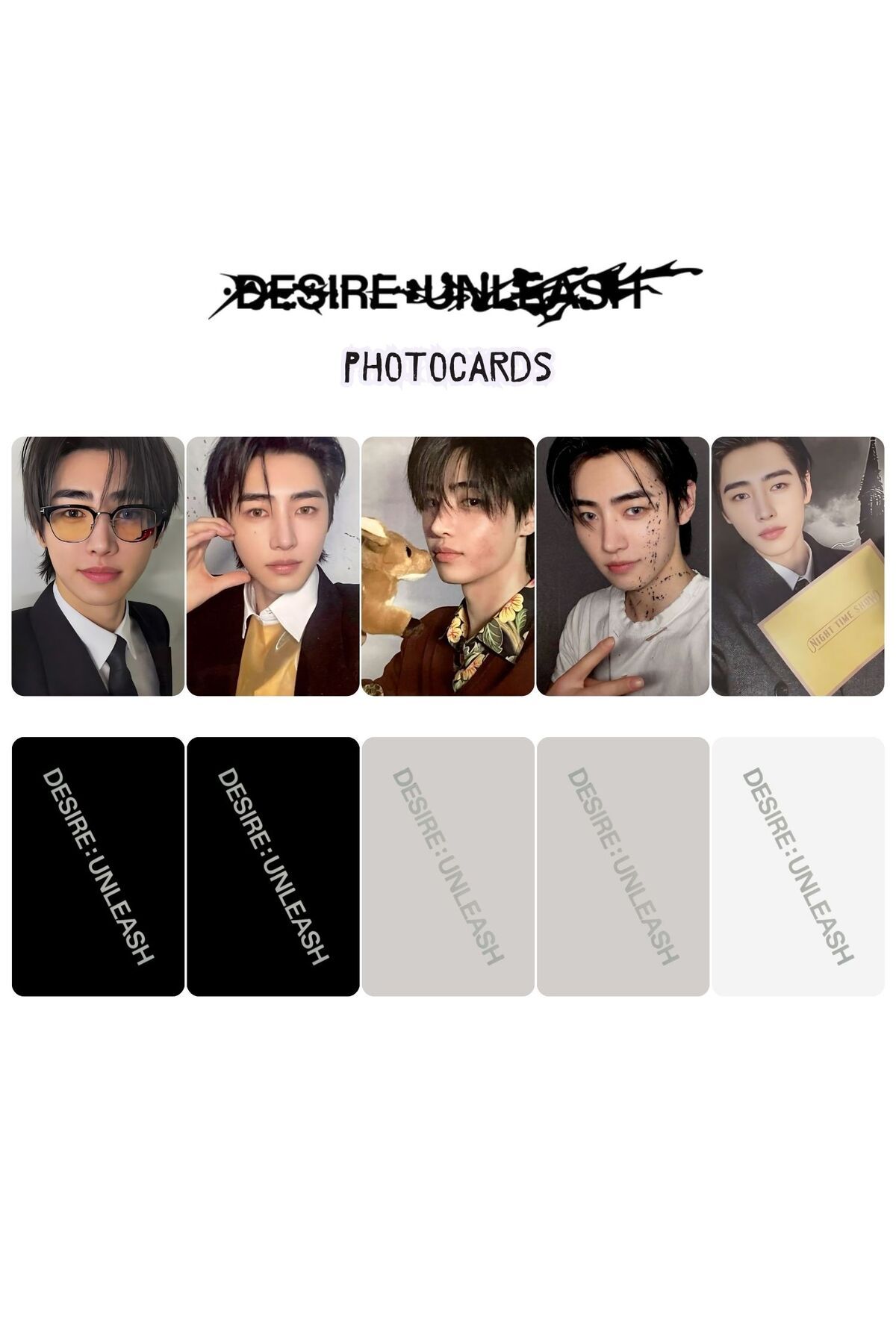 Kpop Dünyasi ENHYPEN Sunghoon '' DESIRE : UNLEASH '' Photocards