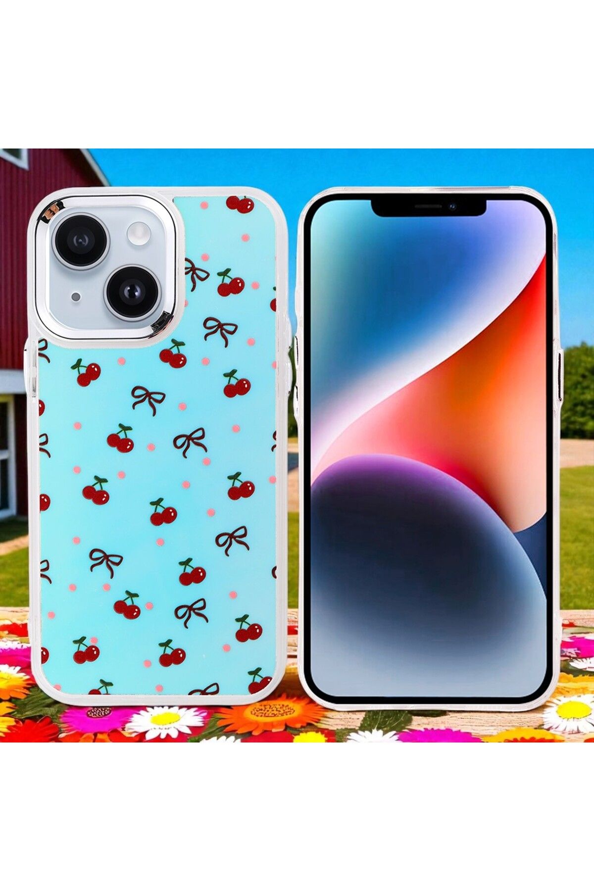 Hatreds Apple iPhone 15 Kılıf Figür Desenli Elde Kaymaz Soft Silikon Kapak