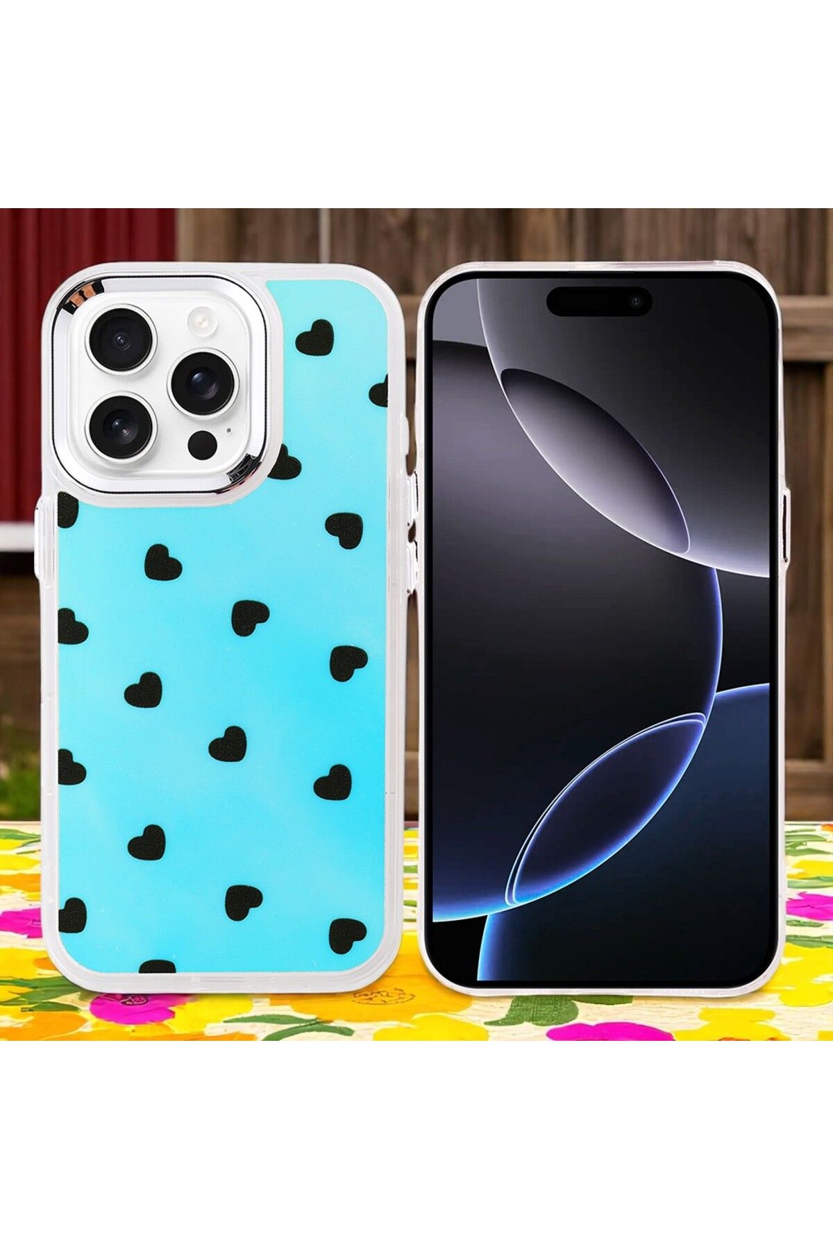 Hatreds Apple iPhone 16 Pro Max Kılıf Figür Desenli Elde Kaymaz Soft Silikon Kapak