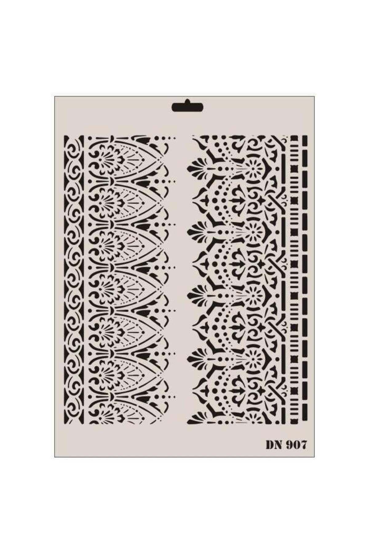 Emperium Rich Dantel Seri DN-907 Stencil 35x25 cm
