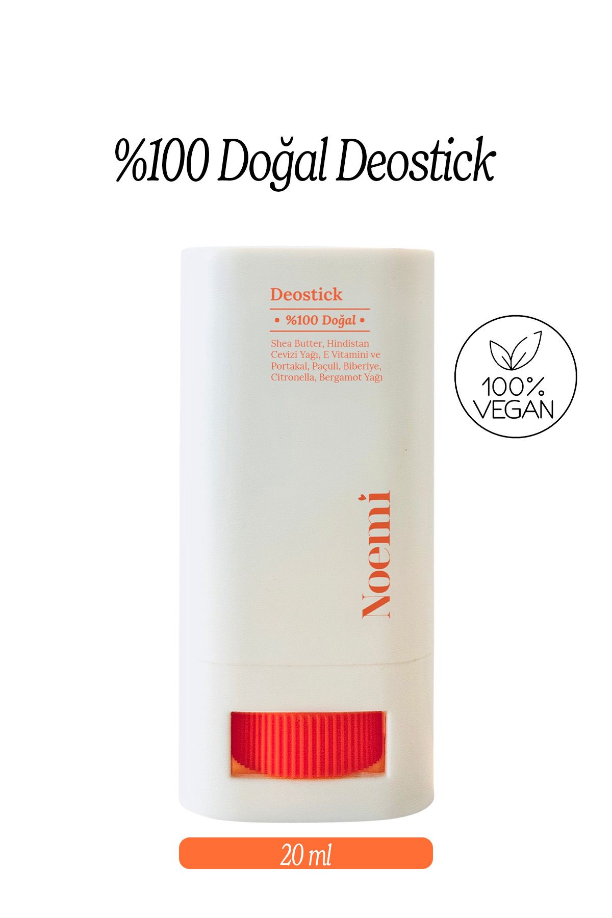 Noemi %100 Doğal DeoStick / Roll On Nemlendirici Etkili