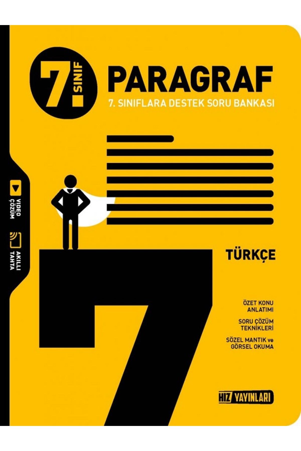 Evrensel İletişim Yayınları 7.Sınıf Hız Yayınları PARAGRAF Soru Bankası / Sözel Mantık ve Görsel Okuma / Soru Çözüm Teknikleri
