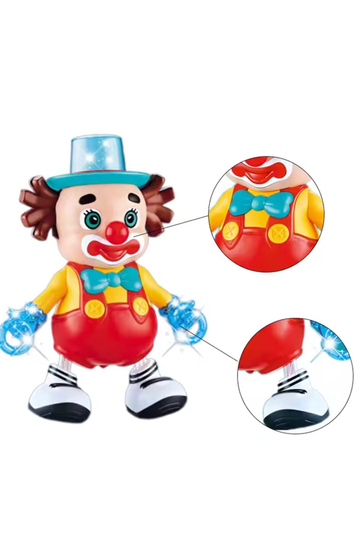 Generic-Dancing Clown/Joker Funny Perform With Flashing Lights and Sound 3