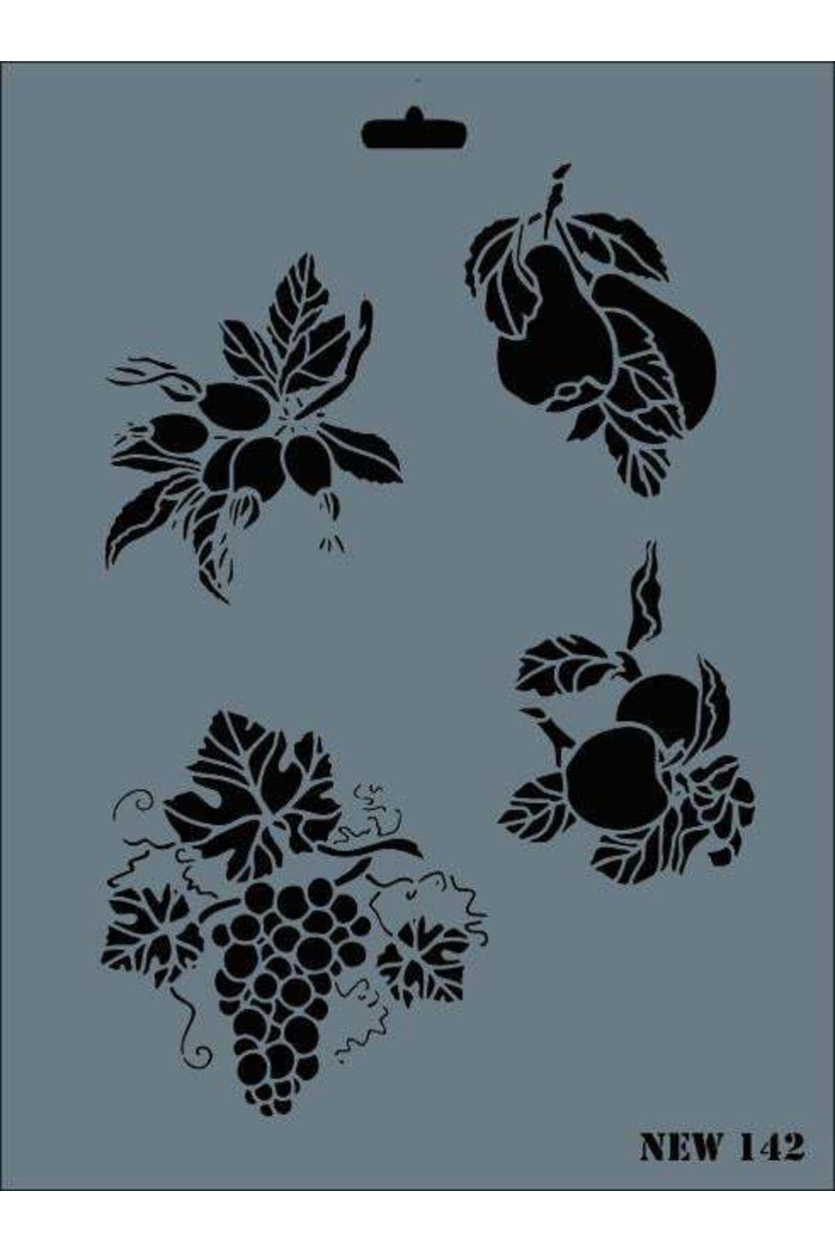Emperium Rich New Seri N-142 Stencil 35x25 cm