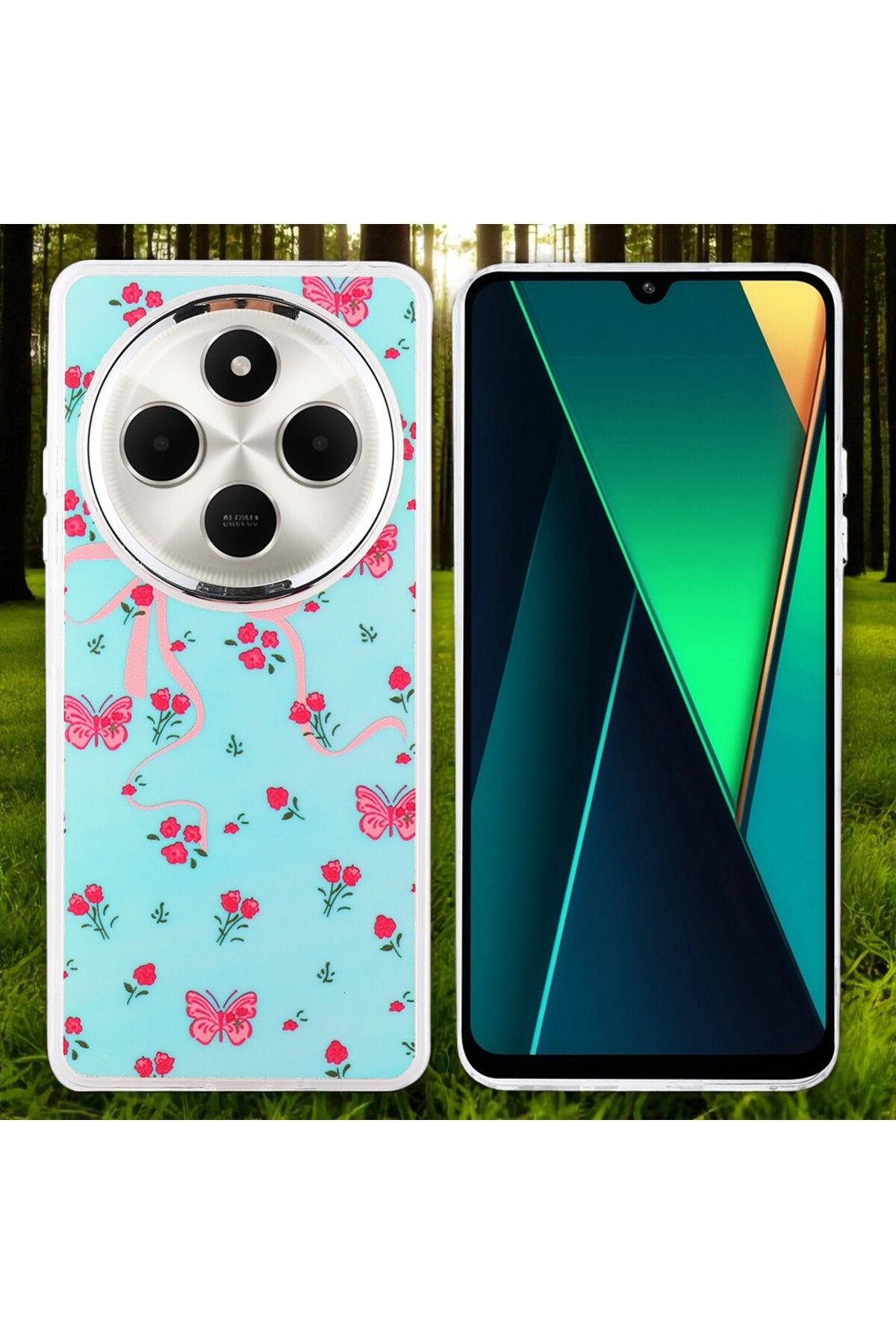 Hatreds Xiaomi Redmi 14C 4G Kılıf Figür Desenli Elde Kaymaz Soft Silikon Kapak
