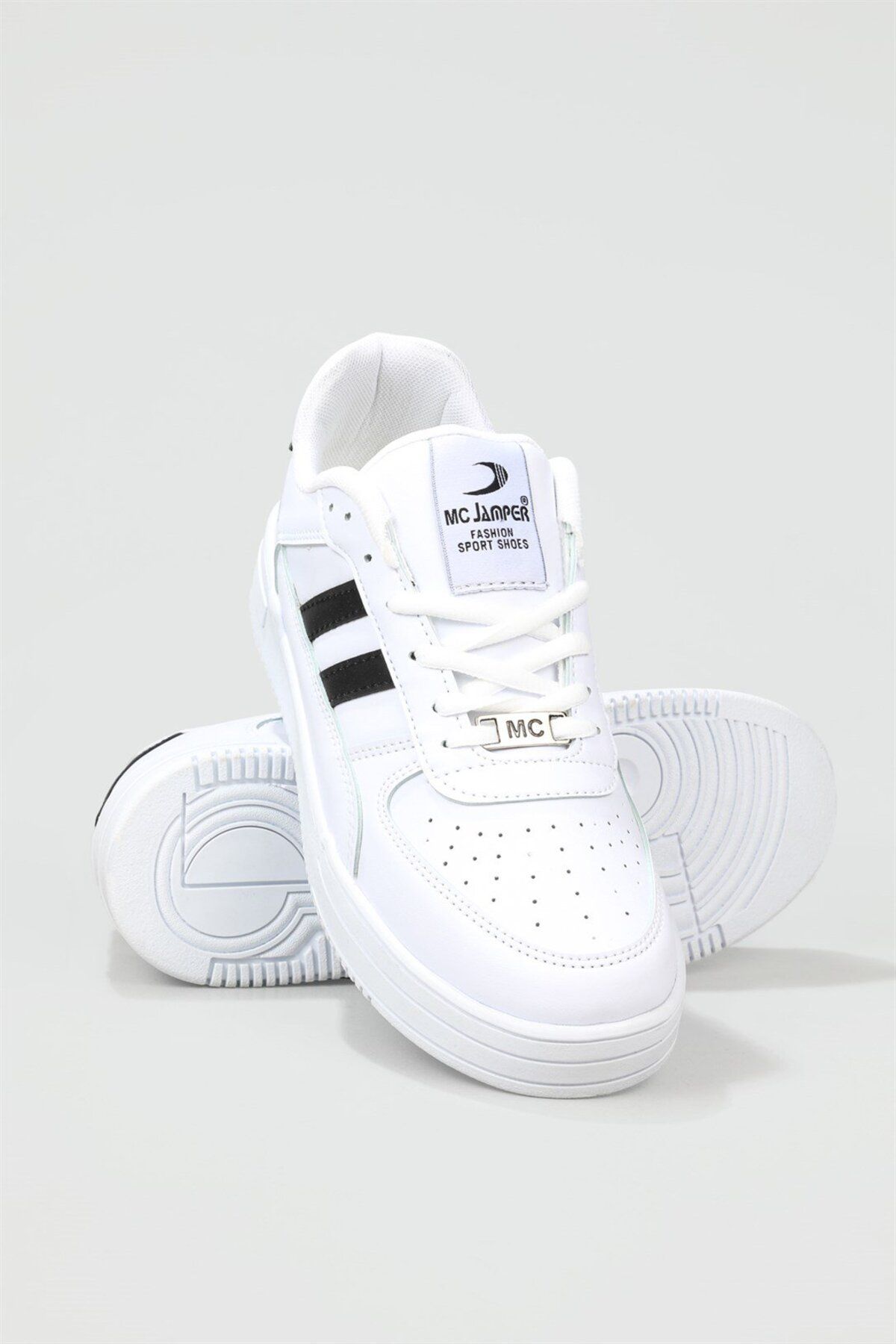 MODVALU Marco Jamper 2148 Beyaz-Siyah Erkek Günlük Sneakers Ayakkabı