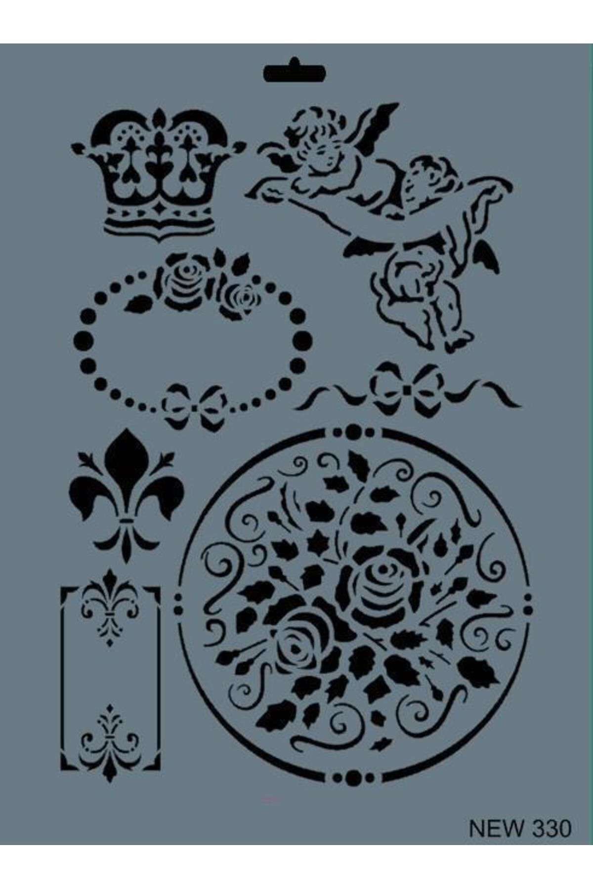 Emperium New Seri N-330 Stencil 35x25 cm