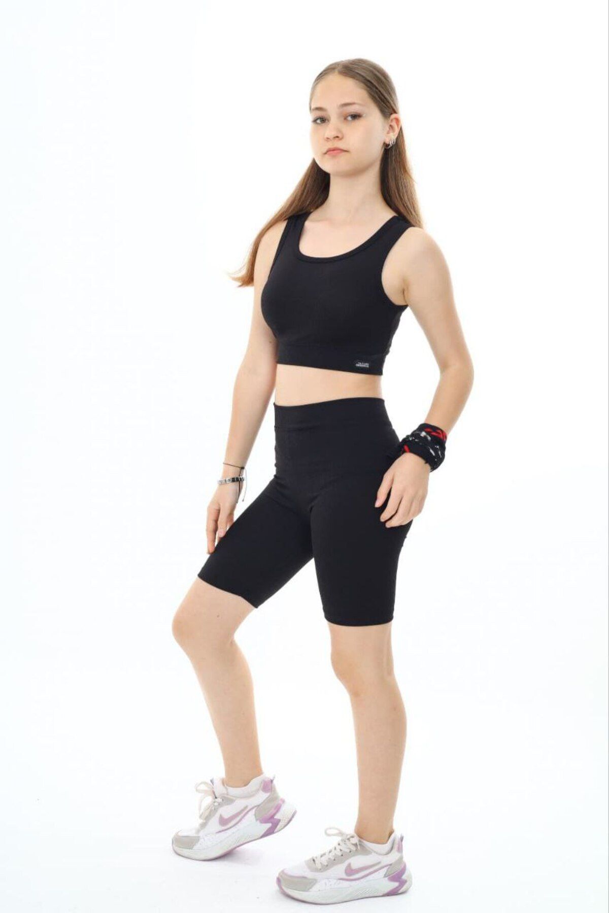 Çilek SPORCU ŞORT CROP TAKIM KIZ ÇOCUK