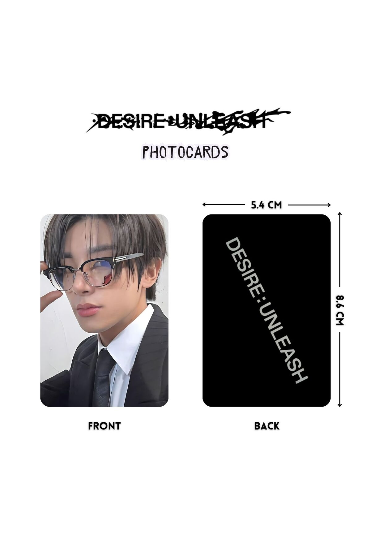 Kpop Dünyasi ENHYPEN Jake '' DESIRE : UNLEASH '' Photocards