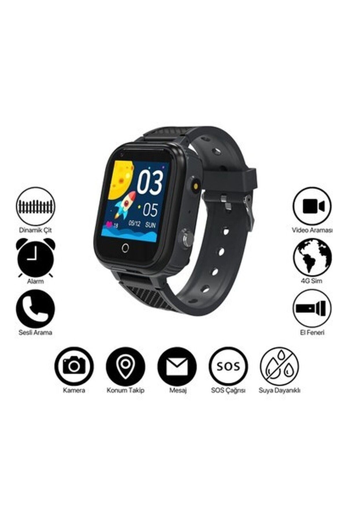 woodhub Kids Watch (Akıllı Çocuk Saati) Olivfant Dh9 4g Sim Gps Facetime