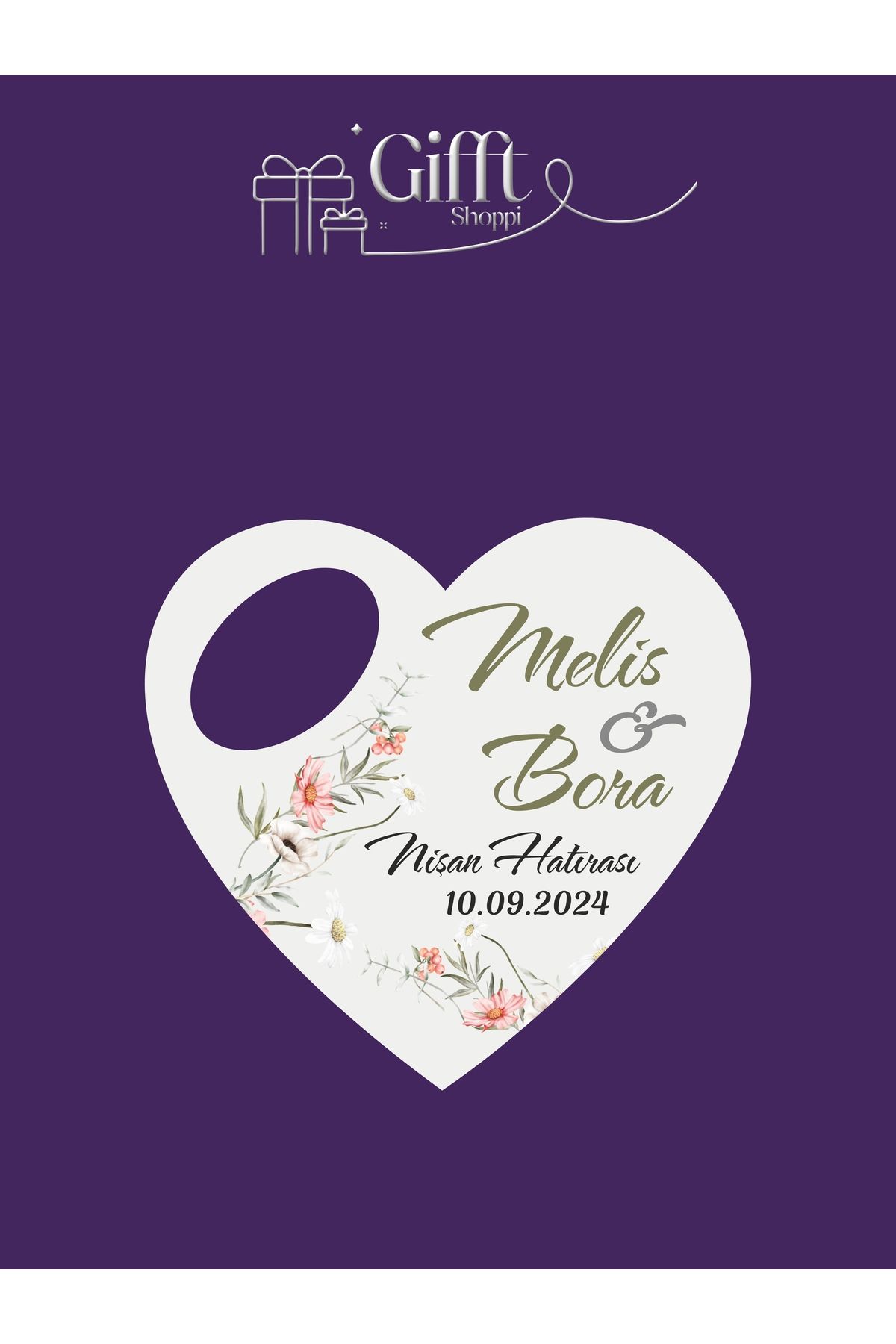 giftshoppi 10 Adet Açacaklı Magnet Nişan Söz Kına Düğün Nikah Hatırası Misafirler Için Hediyelik Kalp Şeklinde