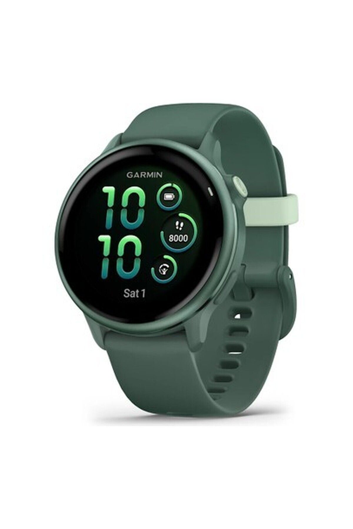Garmin Vivoactive 6 Metalik Jasper Yeşili