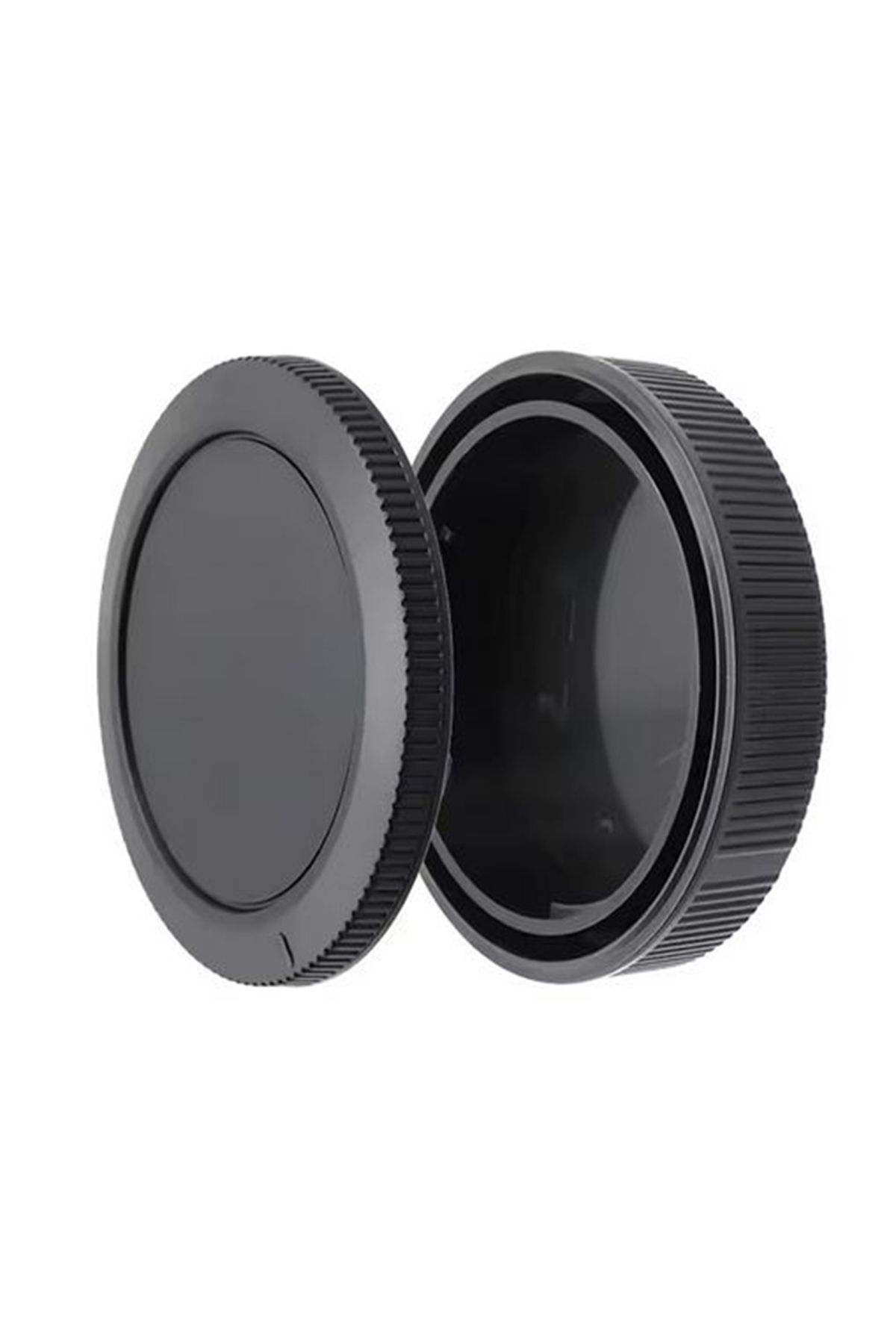 Ayex Canon RF Uyumlu Gövde Kapağı + Lens Arka Kapağı Seti - EOS R, R5, R6, R7, R10, RP Uyumlu