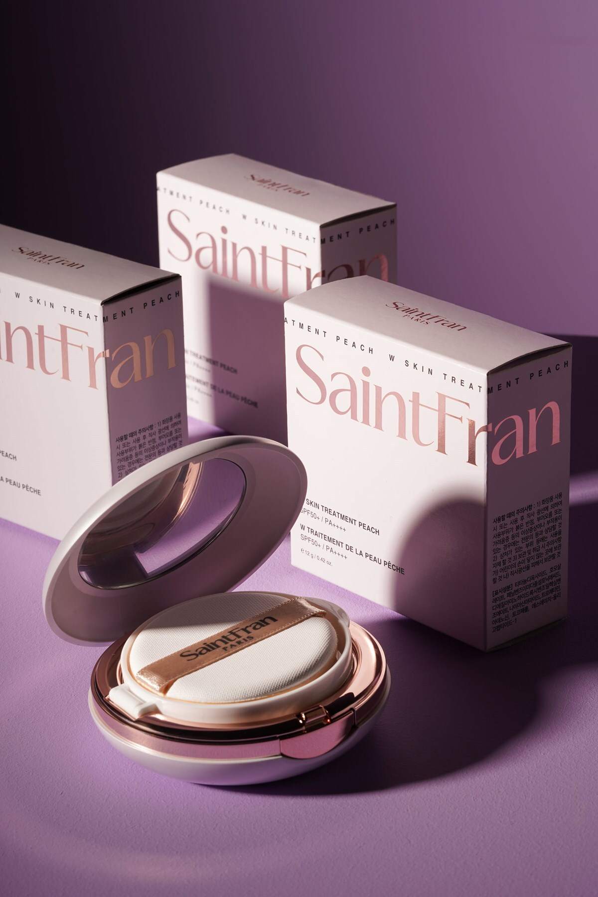 کرم پودر دبلیو اسکین تریتمنت لاته بی بی کوسن SPF50+ PA++++ مناسب برای پوست‌های روشن، 12 گرم — بژ PRA-12795255-8634 — تصویر 5 از 8