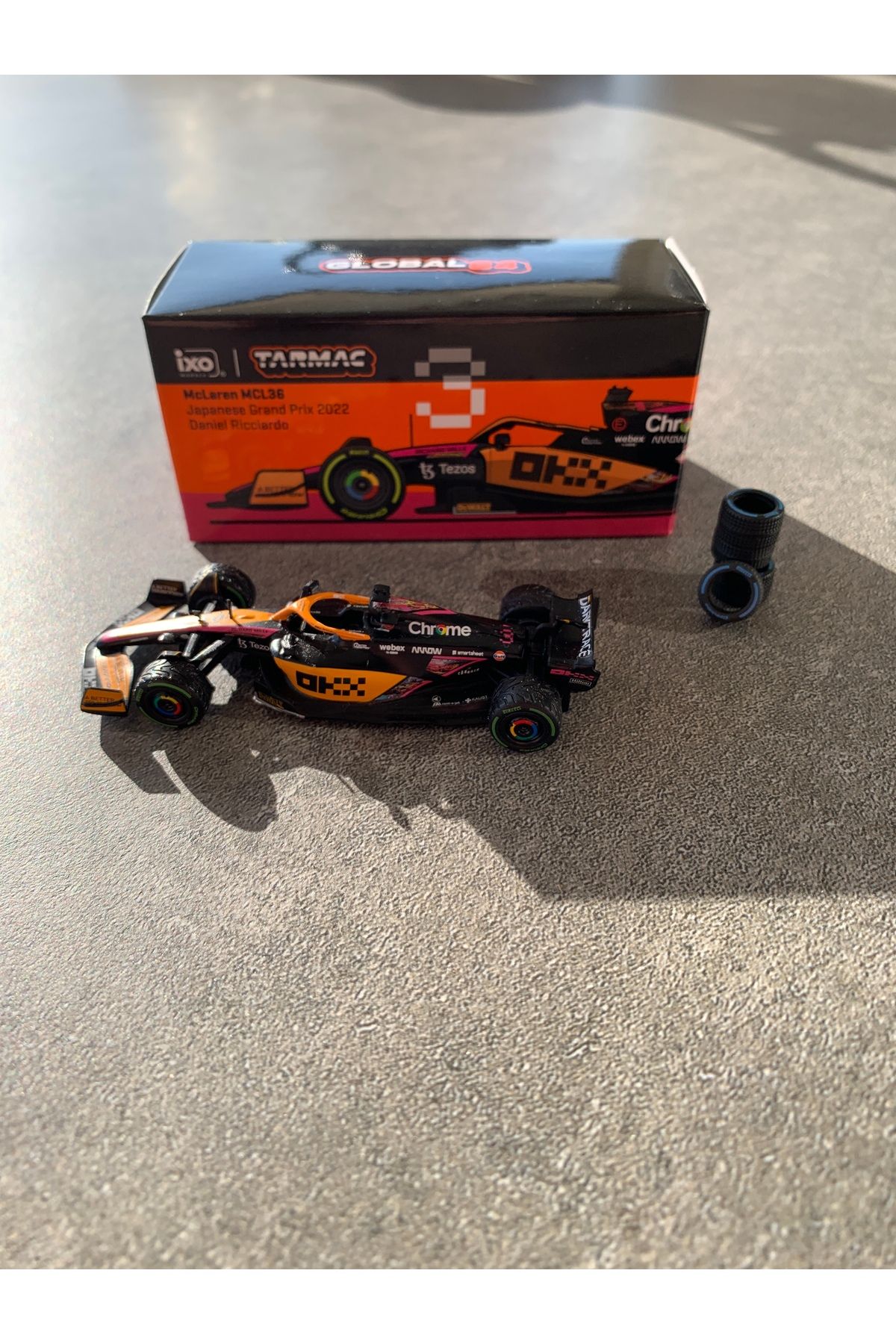 Tarmac Works 1/64 McLaren MCL36 Japanese Grand Prix 2022 Daniel Ricciardo #3