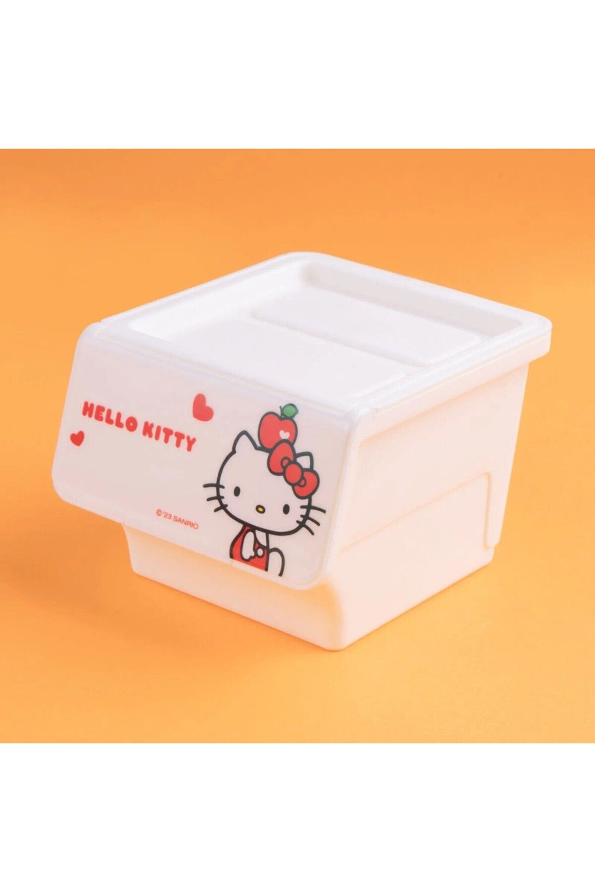 teknotrust Renkli Hello Kitty Elma Koleksiyonu Saklama Kutusu, şık ve kullanışlı tasarım