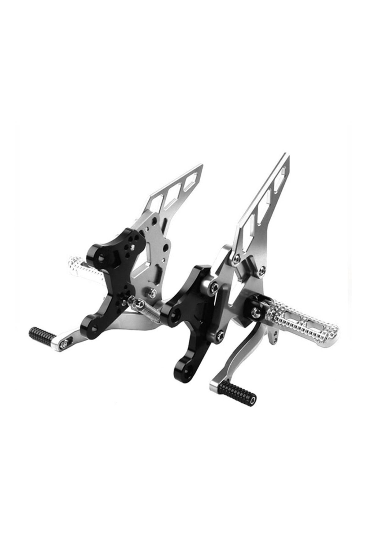 GOGOPREMİUM KAWASAKİ Z900 UYUMLU SÜRÜCÜ BASAMAK BRAKETİ TAKIM GÜMÜŞ