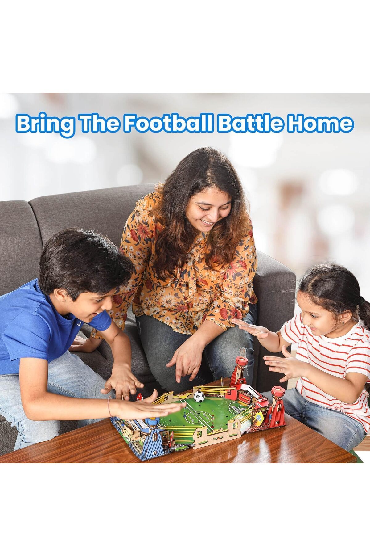 میز فوتبال مینیاتوری استم (STEM) دست‌ساز برای کودکان ۶ تا ۱۴ ساله