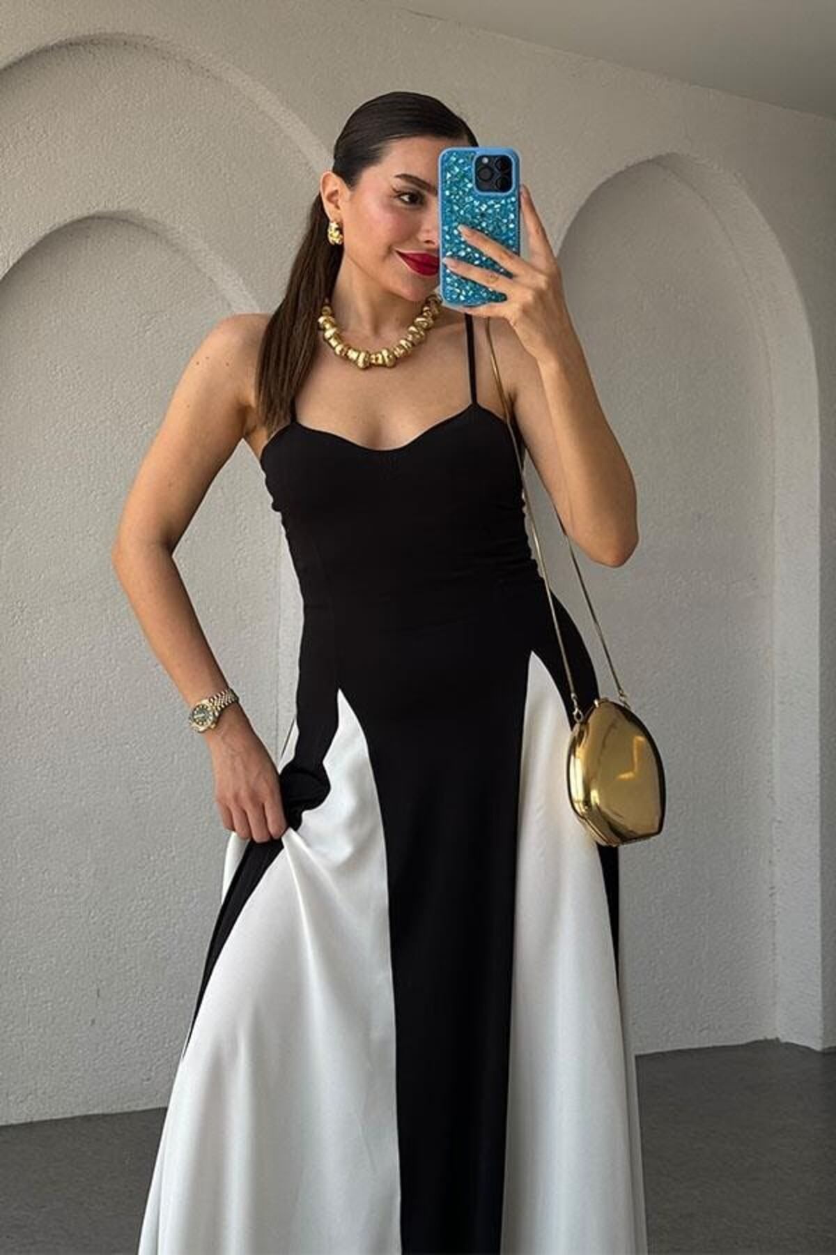 Lady Pixie İp Askılı Tasarım Çan Elbise